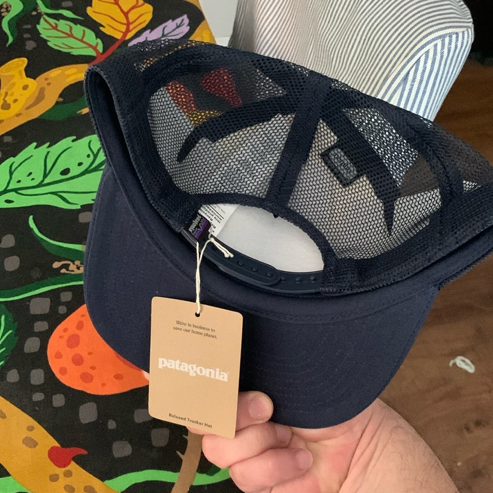Patagonia Navy Trucker Hat - Picture 2 of 4